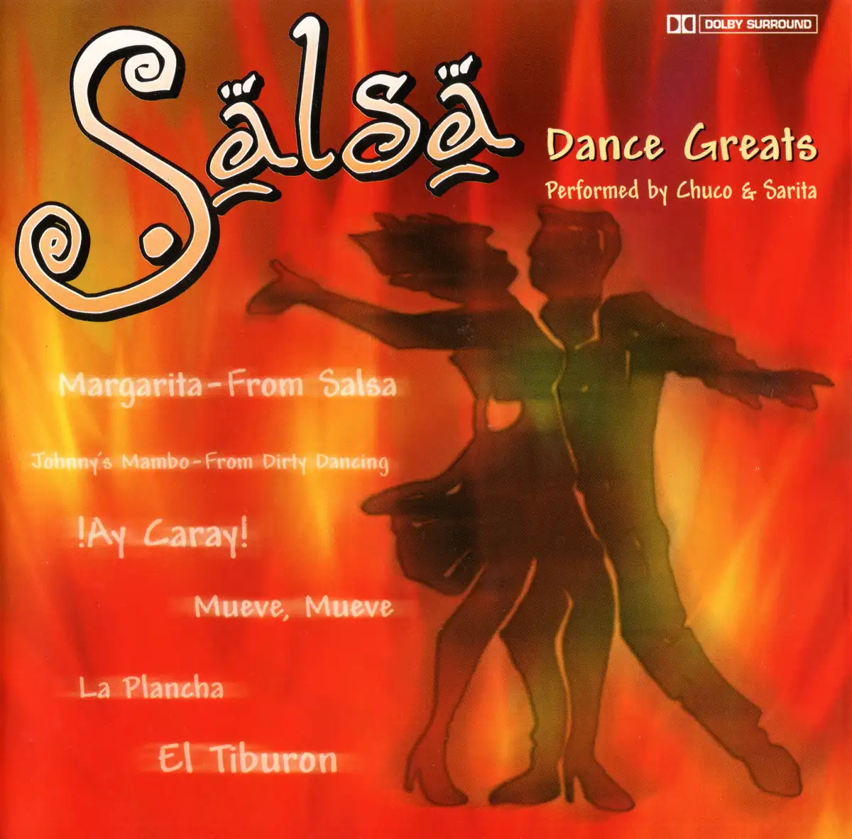 Salsa Dance Greats CD Front Cover.