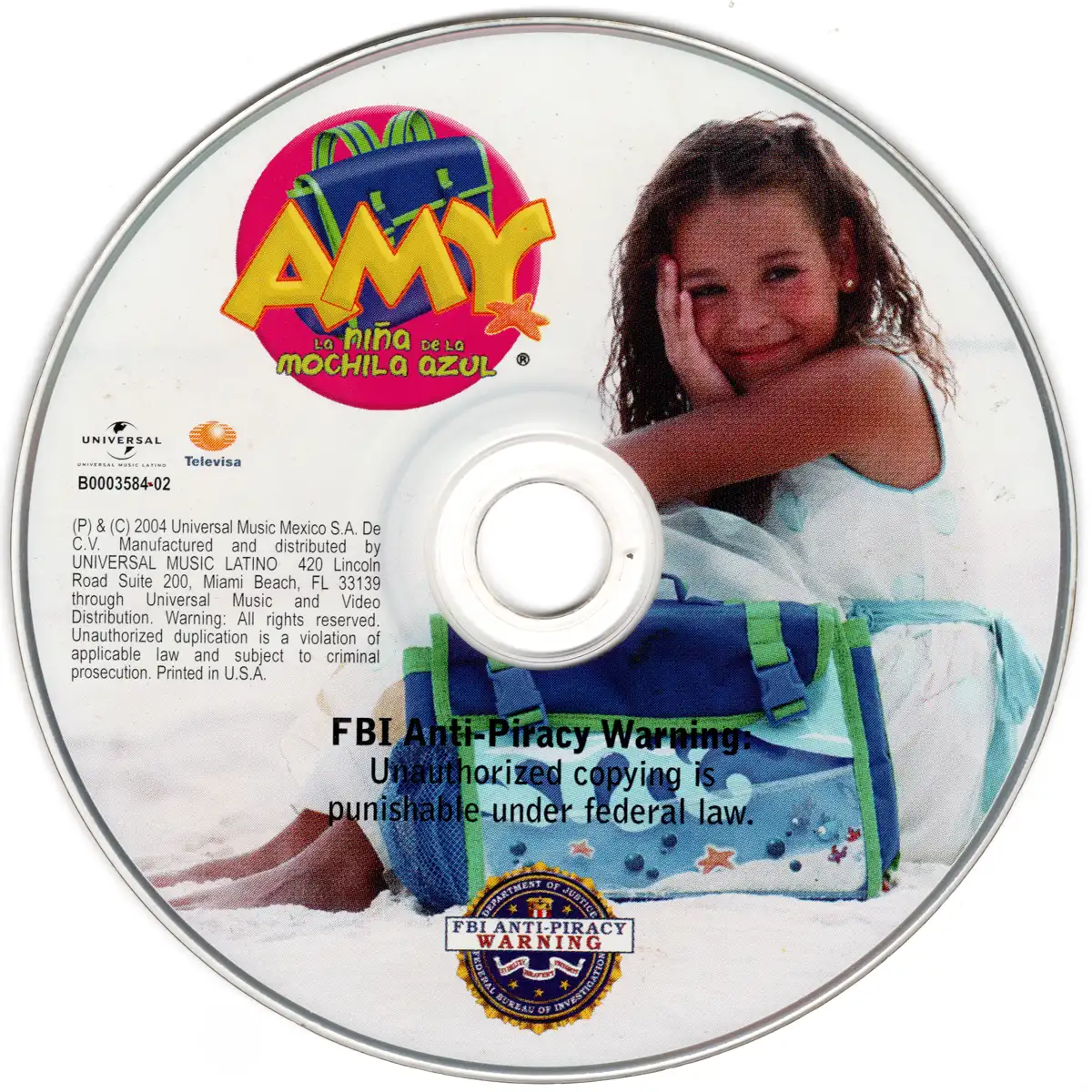Amy, la niña de la mochila azúl, Vol 1 CD.