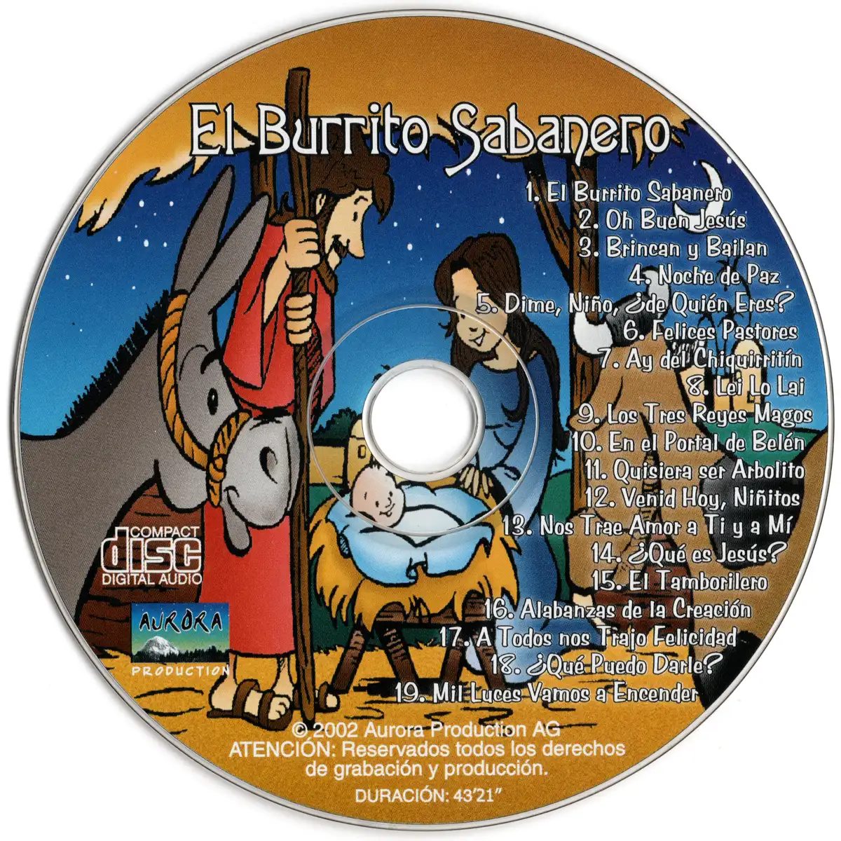 Aurora Productions AG - El Burrito Sabanero CD
