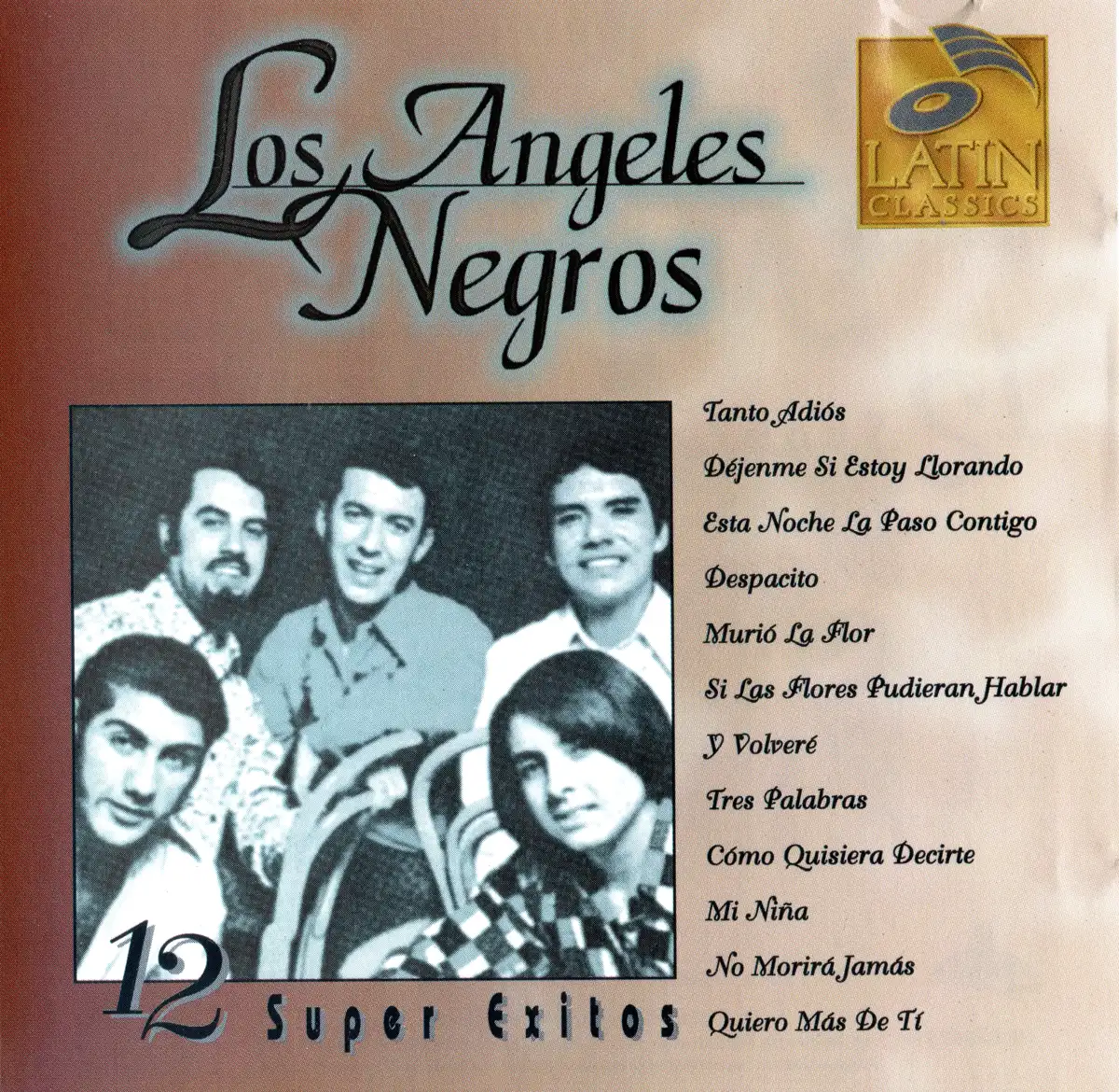 Los Ángeles Negros - 12 super éxitos CD Front Cover.