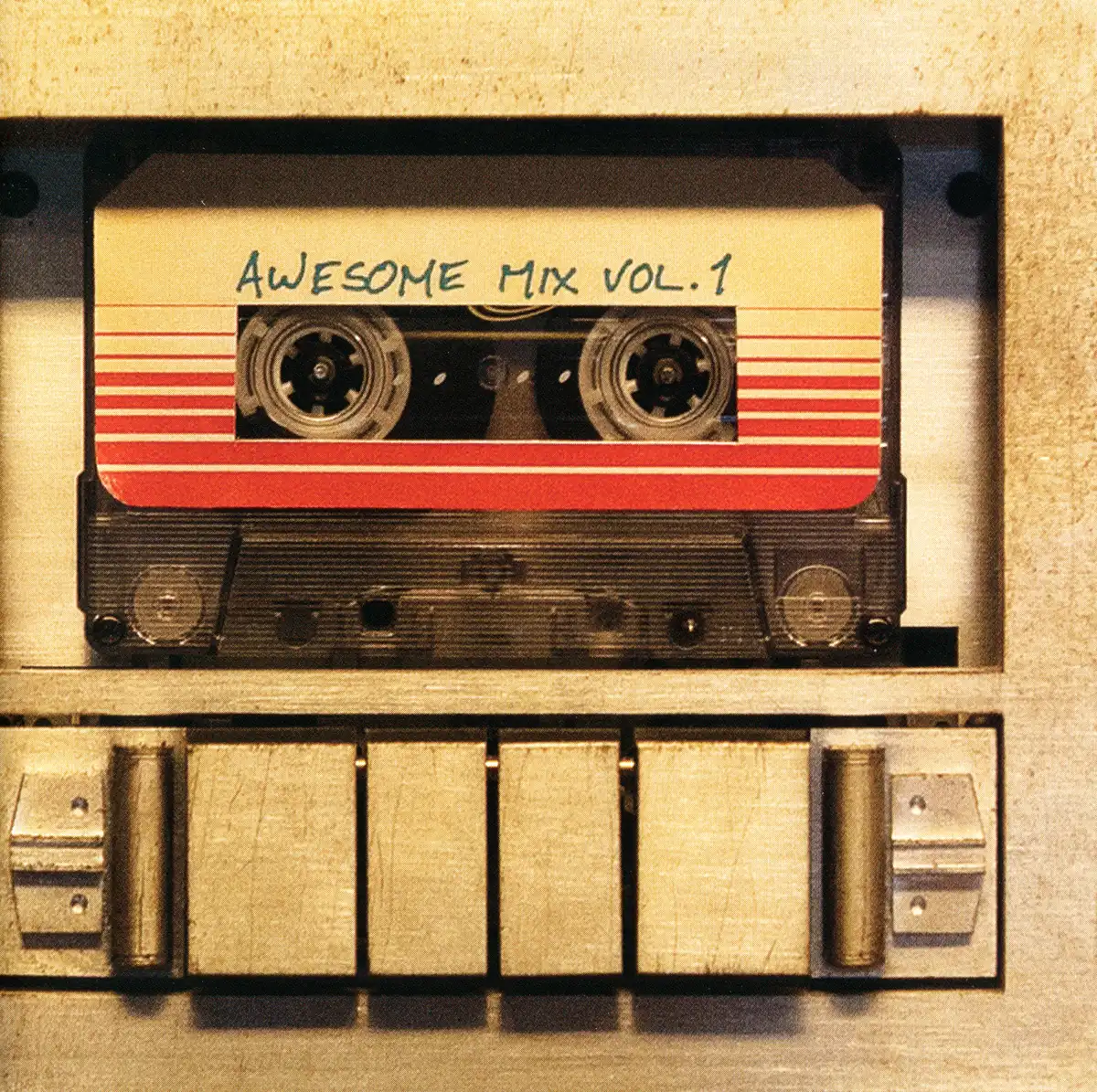Guardians of the Galaxy: Awesome Mix, Vol. 1: Original Motion Picture Soundtrack CD Front Cover.