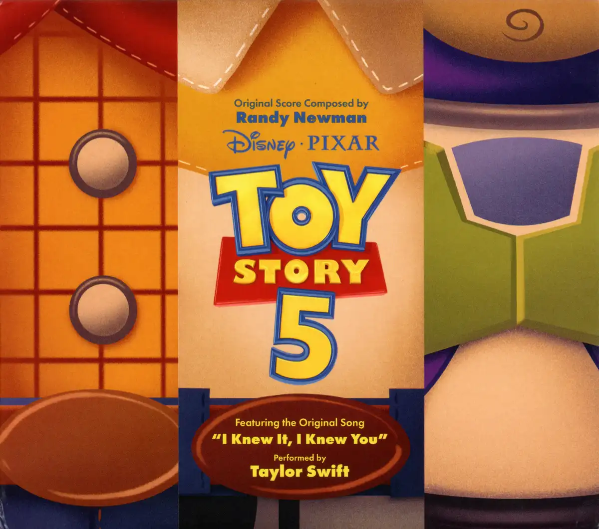 Toy Story 5: Original Motion Picture Soundtrack CD Front Cover.