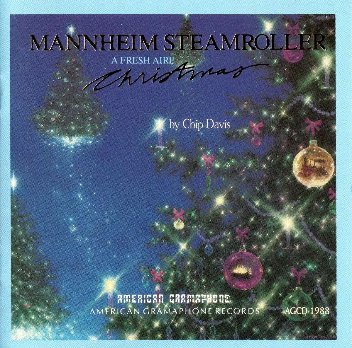 Mannheim Steamroller - A Fresh Aire Christmas CD Front Cover.